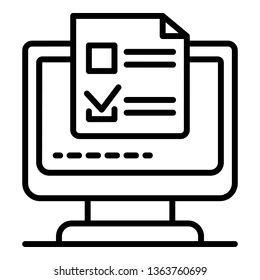 online monitor vote icon outline 260nw 1363760699